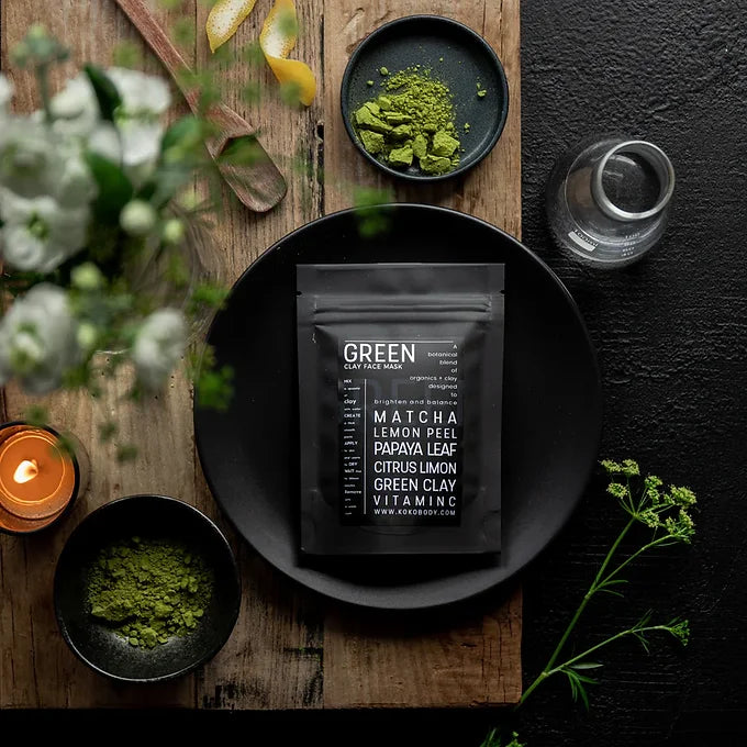 Koko Body Matcha Papaya Vitamin C Clay Mask