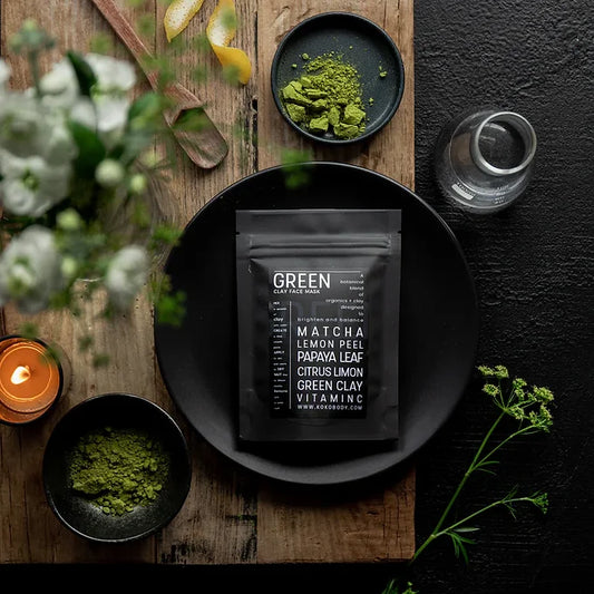 Koko Body Matcha Papaya Vitamin C Clay Mask