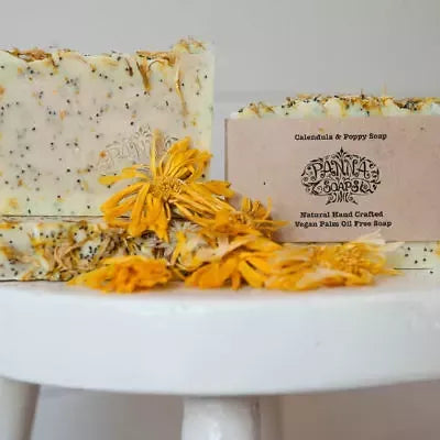 Calendula and Poppy seed Soap -Pana Soaps